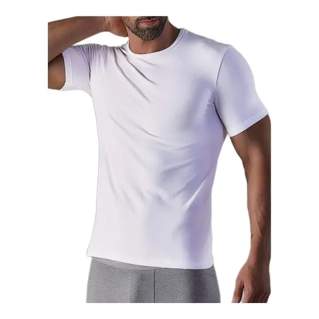 FMS Ανδρικό T-Shirt Κοντό Μανίκι Εφαρμοστό, Χρώμα Λευκό - 2XL 3