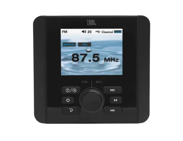 Ηχοσύστημα Marine JBL JAM5000N με ράδιο AM/FM, Bluetooth, USB και οθόνη TFT 2.8″ - ΜαύροJBL JAM 5000N 2