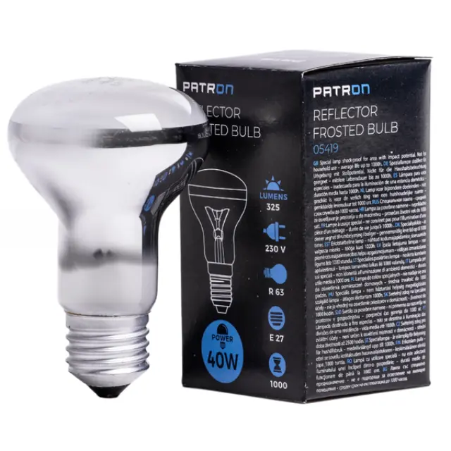 Reflector Bulb E27 40W R63 230V FR