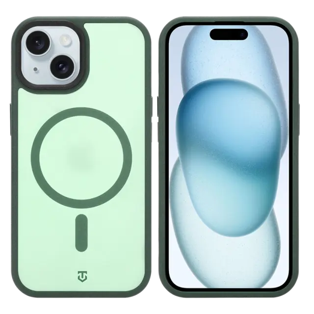 Tactical MagForce Hypersand Cover for Apple iPhone 15 Forest Green 2