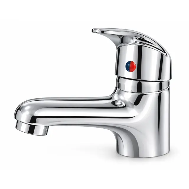 Topflix Μπαταρία Νιπτήρα Χρωμέ Μονής Λαβής 14,5cm - Chrome Single Lever Basin Faucet 0235038 2