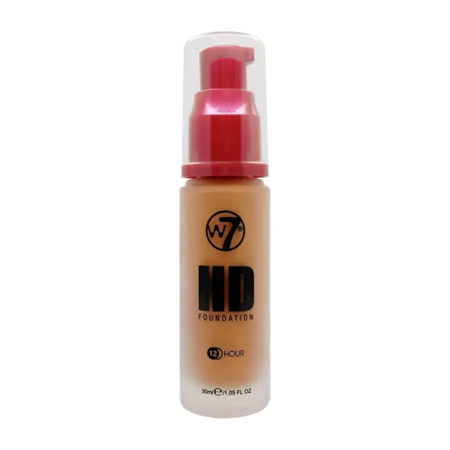 W7 Cosmetics HD Foundation Suede Υγρό Make-up Προσώπου, 30ml