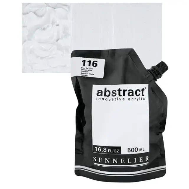 Ακρυλικό Sennelier Abstract 116 Titanium White - 500ml