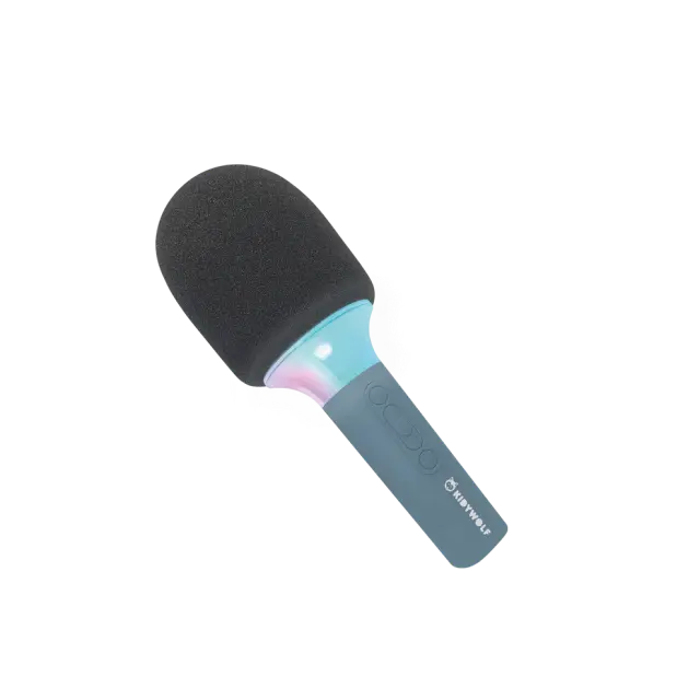 KIDYWOLF Μικρόφωνο Karaoke με Φως & Bluetooth Μπλε 181245