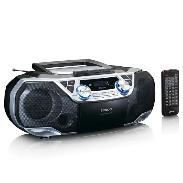 Φορητό ραδιόφωνο DAB+/FM με Bluetooth, CD, κασέτα και USB.