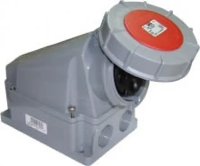 CEE-wall mounted socket 63A 5p 6h IP67 POWER TWIST