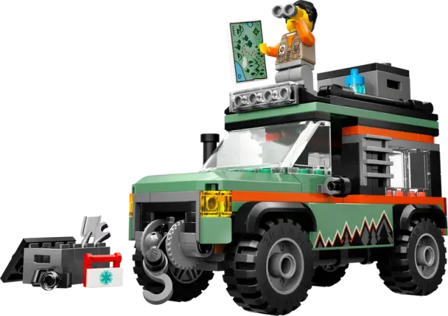 LEGO City Off-Road 4x4 Mountain Truck για 6+ Ετών 221τμχ