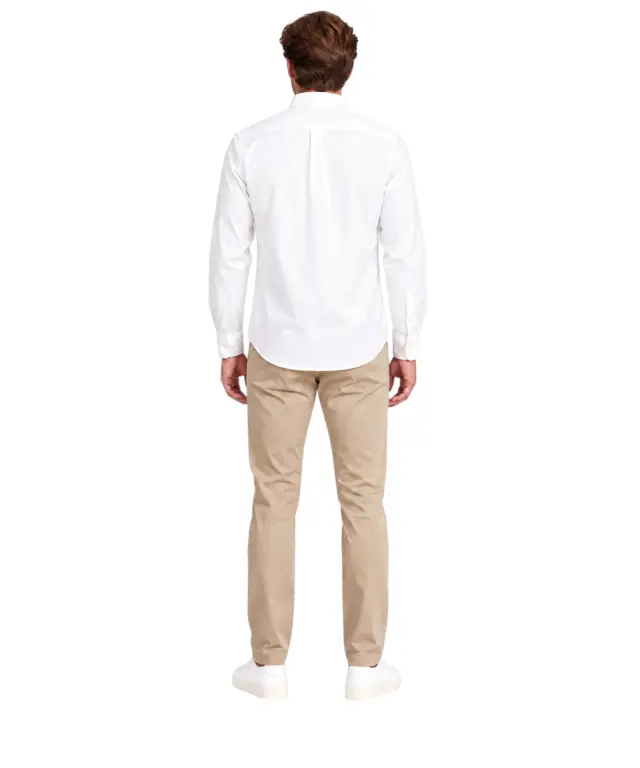 Norway Nautical School - Ανδρικό Μακρυμάνικο Πουκάμισο 853101-WHITE Λευκό 3
