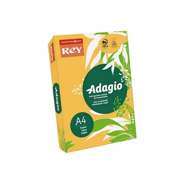 Χαρτόνι Rey Adagio 160gr A4 Gold (Κροκί) 60 250 φύλλα