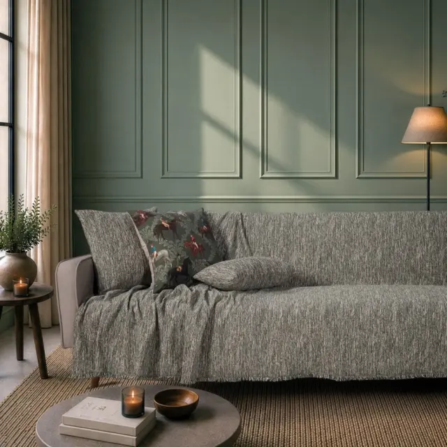 Ριχτάρι Kent 15 Olive Sage TEORAN Διθέσιο 180x250cm 2