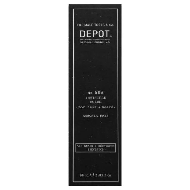 Depot No. 506 Invisible Color semi-permanent color for hair and beard Natural Steel 60 ml