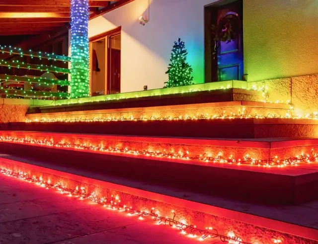 400 Smart LED RGB Twinkly Cluster (TWC400STP-BEU) Πυκνή Διάταξη με Μαύρο Καλώδιο, Βluetooth, WiFi, Dimmer Και Έλεγχο μέσω Κινητού ΤηλεφώνουTWC400STP-BEU 2