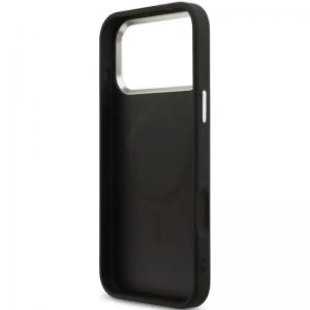 Θήκη PU & Eco-Leather Guess Apple iPhone 18 Pro Max/ 17 Pro Max MagSafe Hardcase Triangle Logo Μαύρο N71805 3