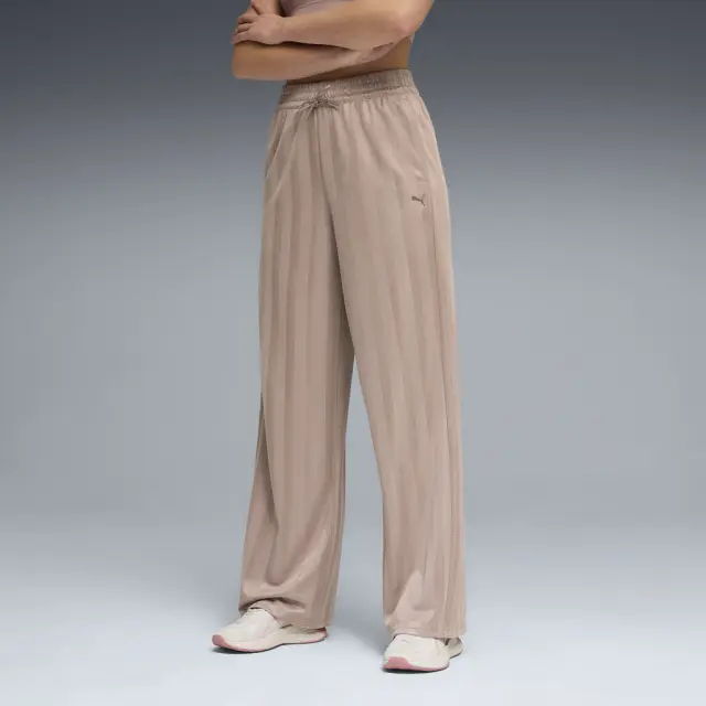 Puma Women's League Wide Pant Μπεζ 528488-88 (Puma) - Large