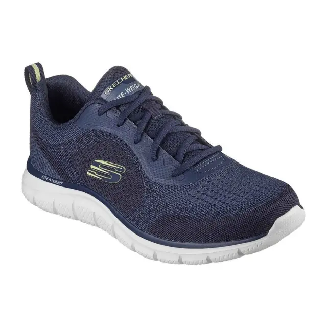 Skechers Glendor Track (232699-NVLM) - Μπλέ-Λαχανί 3