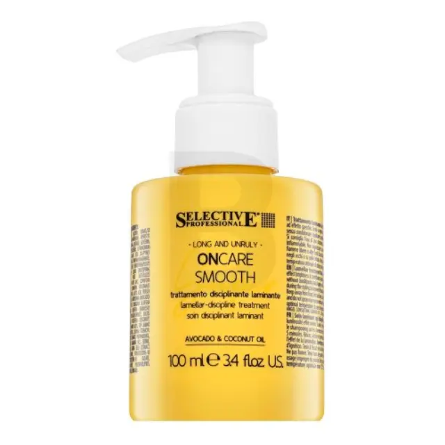 Selective Professional OnCare Smooth Lamellar-Discipline Treatment smoothing serum pro dlouhé a lámavé vlasy 100 ml
