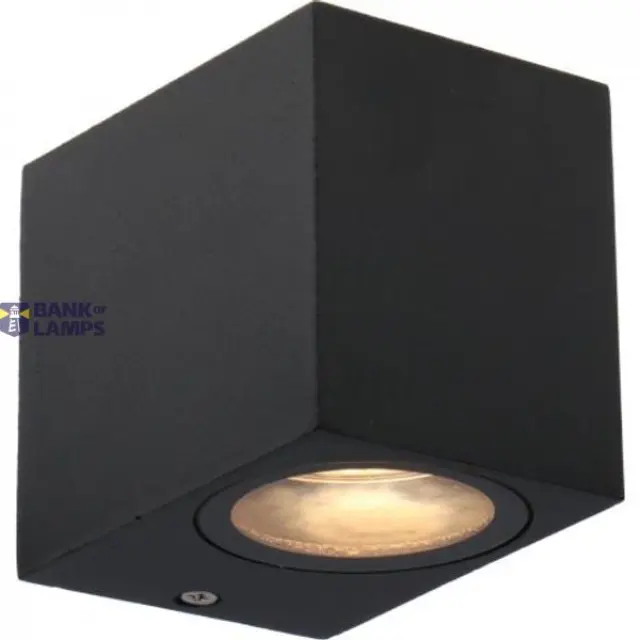 Outdoor Light without Light Source - wall light San Diego - 1xGU10 IP44 - Black