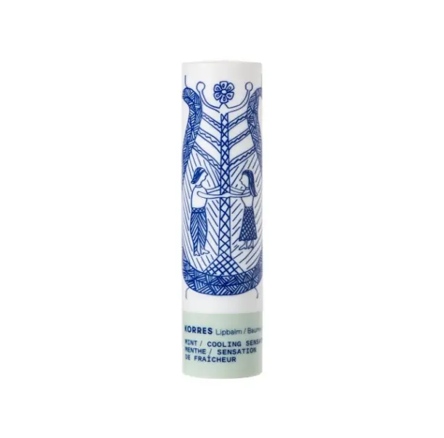 Korres Lip Balm Mint Cooling Sensation, Ενυδατική Φροντίδα για τα Χείλη με Μέντα για Αίσθηση Δροσιάς 4.5g 2