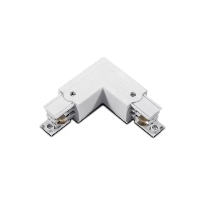 Aca Light ΑΡΙΣΤΕΡΟΣ ΣΥΝΔΕΣΜΟΣ ΓΩΝΙΑ 90° 4 ΚΑΛΩΔΙΩΝ ΜΑΥΡΟ