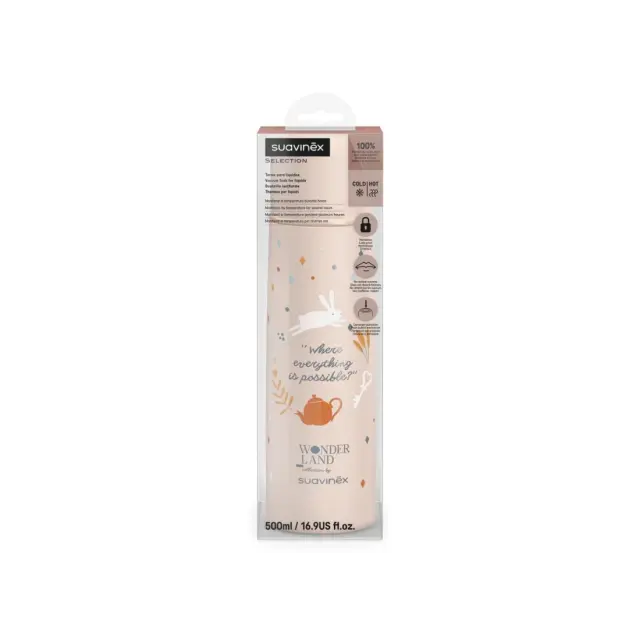 Μπουκάλι Θερμός Suavinex Wonderland Pink 500ml BR79414