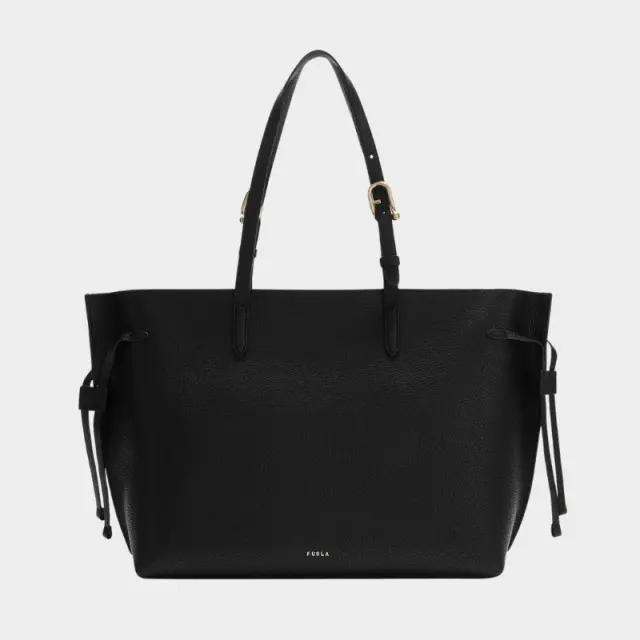 Furla - Γυναικεία Δερμάτινη Τσάντα Ώμου Ava Tote L WB02059-BX4329-3924S Μαύρο