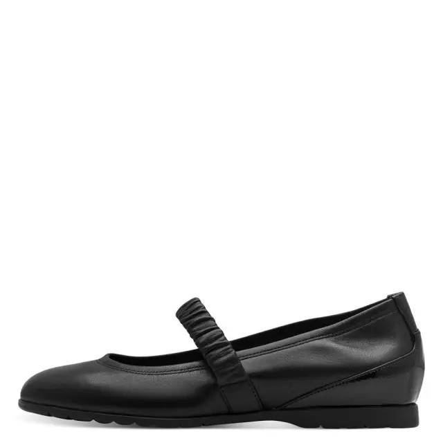 ΜΠΑΛΑΡΙΝΑ COMFORT ΔΕΡΜΑΤΙΝΗ Tamaris 1-22131-44-001 BLACK - 36