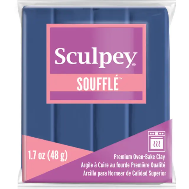 Πηλός Κοσμημάτων Sculpey Souffle - 6011 Midnight Blue - 48gr