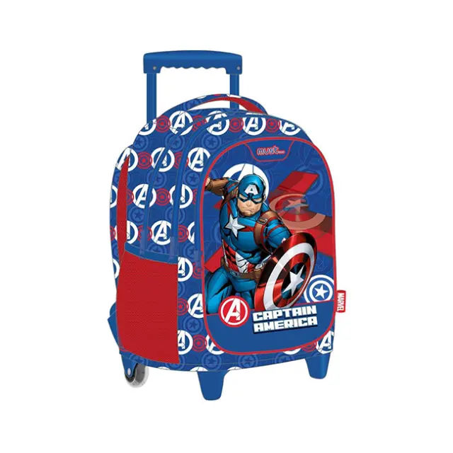 Must Σχολική Τσάντα Τρόλεϊ Δημοτικού Avengers Captain America (000506217)
