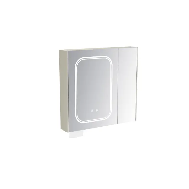 Καθρέπτης SIMPLA 75 PVC Cream White 750x130x700mm KARAG