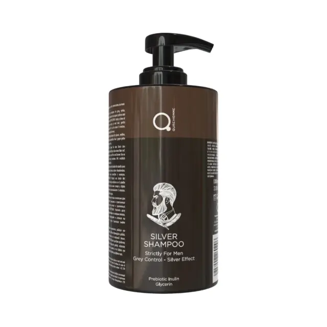 Silver Shampoo Strictly For Men 1000ml QureHomme - Silver σαμπουάν κατά των κίτρινων τόνων