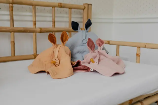 Bibs Πανάκι Αγκαλιάς Cuddle Cloth Kangaroo Sand 2