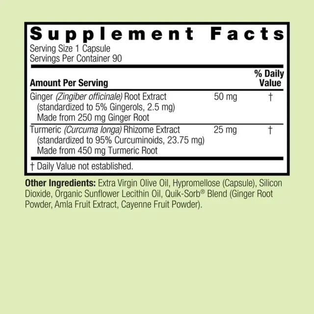 Nature's Answer Turmeric and Ginger 2