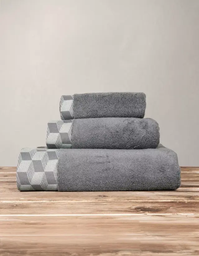 Πετσέτα Χεριών 40Χ60 600gsm Nima Luxe 100% βαμβακερό- Dark Gray