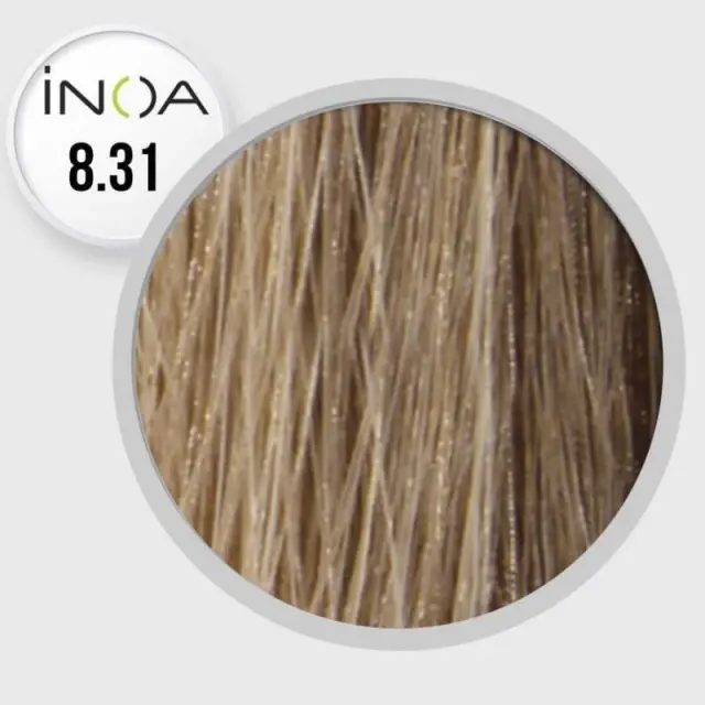 Loreal Inoa Βαφή 8,31 Ξανθό Ανοιχτό Μπεζ 60ml 2