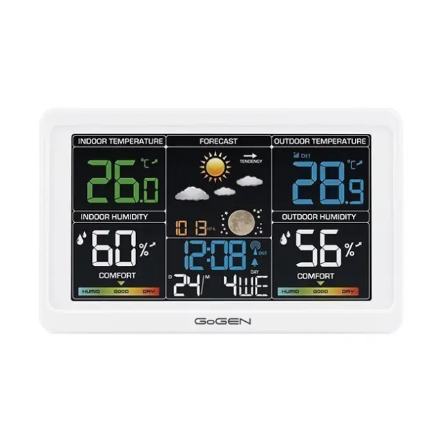 GoGEN Μετεωρολογικός Σταθμός ME3350 White (OG-ME3350) 2