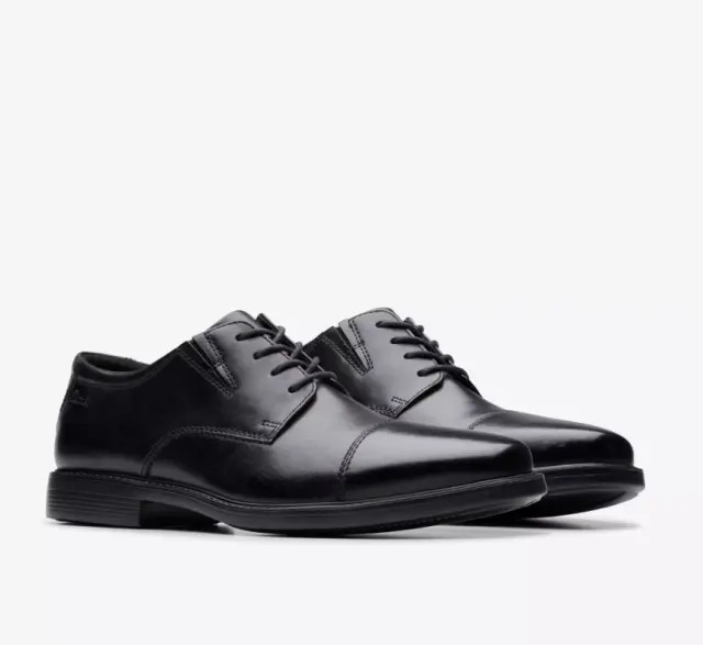 Clarks ανδρικό δερμάτινο παπούτσι Clarks Howard Cap 26182156-1 2