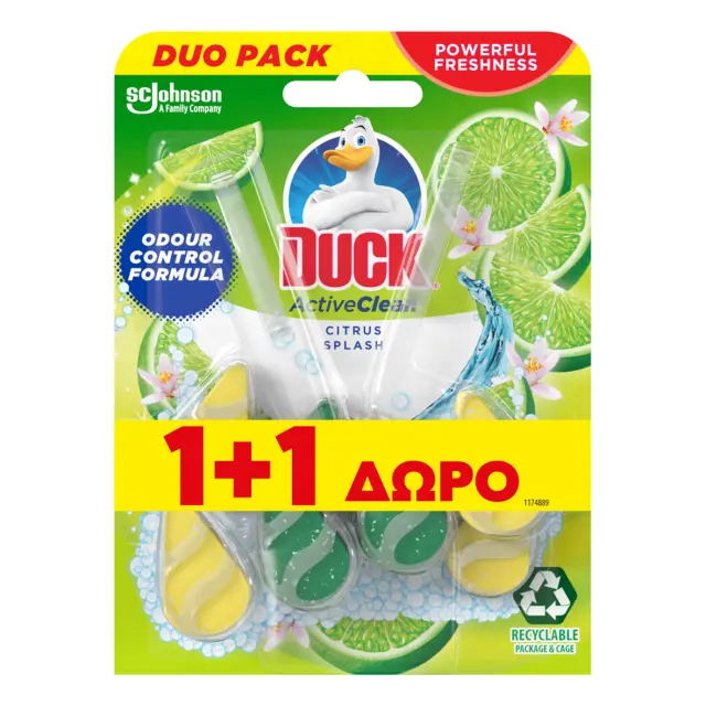 DUCK Active Clean Citrus Duo Pack 1+1