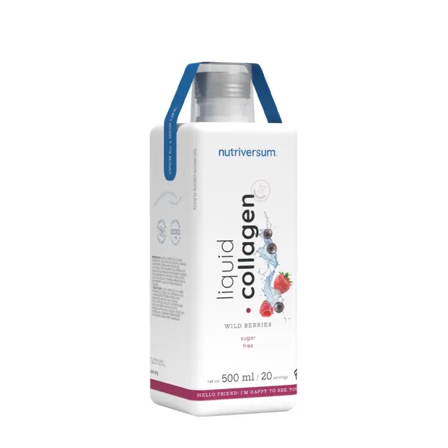 Nutriversum Liquid Collagen 10.000 Mg Sugar Free Wild Berries, 500 ml
