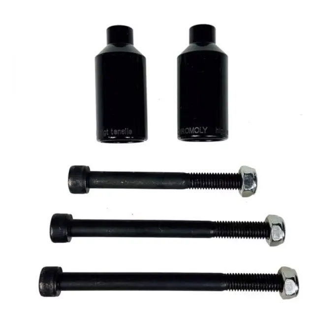 AO SCOOTERS Chromoly Peg Kit - Μαύρο