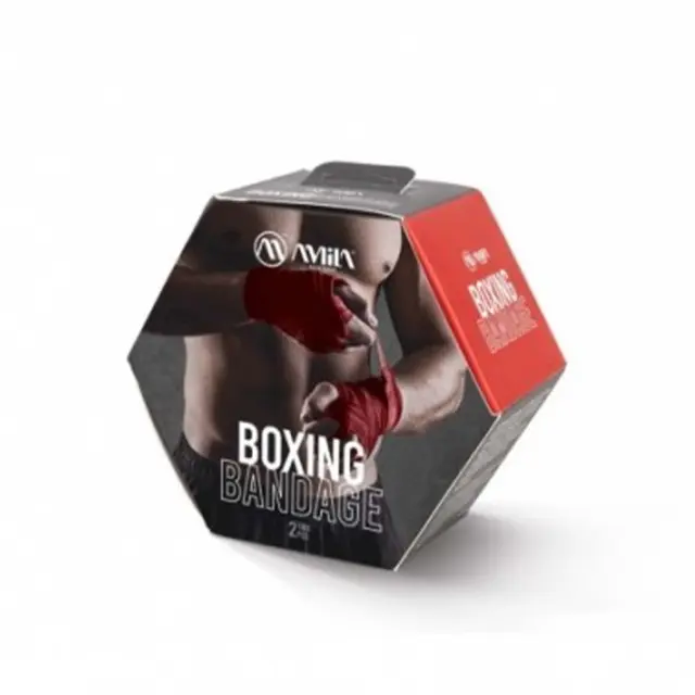 Amila Adult 3m Boxing HandWrap Bandage Κόκκινο 32001 (Amila) - One Size 2