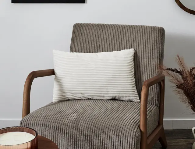 Διακοσμητικό Μαξιλάρι Home Deco Factory με διαστάσεις 50x30cm - White/Grey TX0239