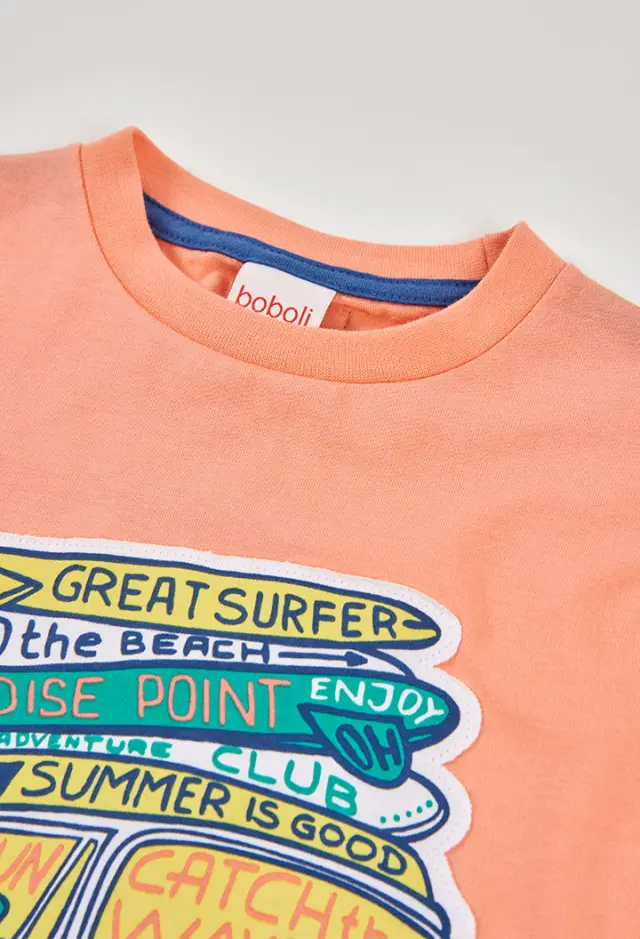 Boboli Knit t-shirt dye για αγόρι 613022-3952 3