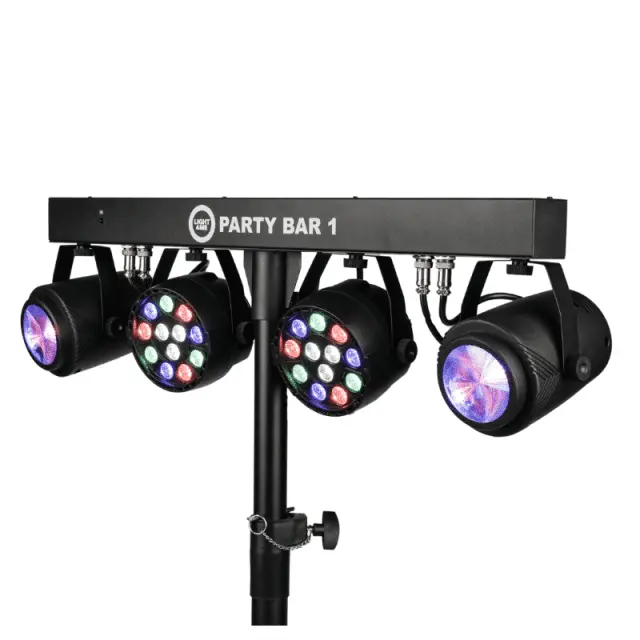 LIGHT4ME PARTY BAR 1 light multieffect par flower disco lighting set 2