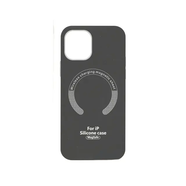 Θήκη Liquid Silicone Mag Cover Case Για Apple iPhone 15 Pro Γκρι 2