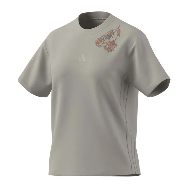 adidas Sportswear Women's 3Stripes Single Jersey T-Shirt Μπεζ KF0078 (adidas Sportswear)