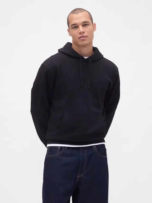 Relaxed Gap Mini-Logo Φούτερ BLACK