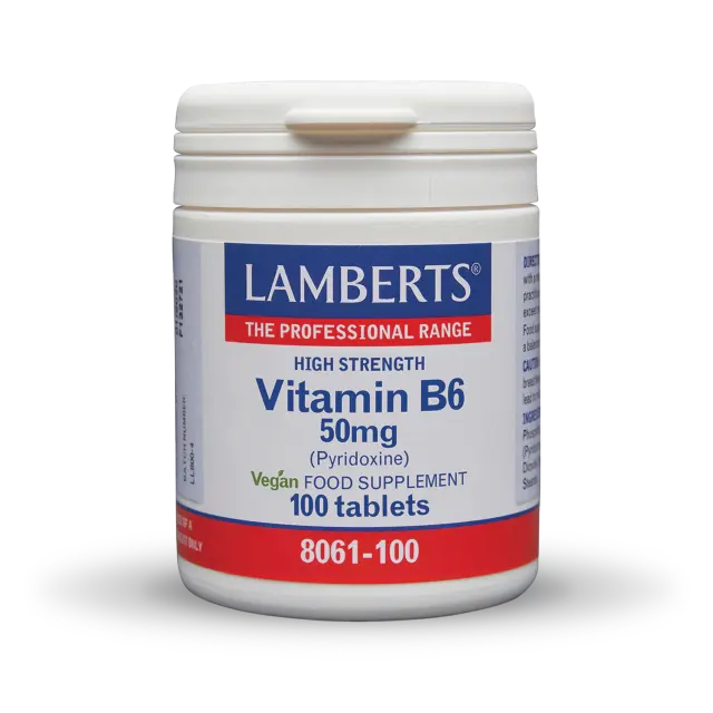 LAMBERTS B-6 50mg 100tabs (Pyridoxine)