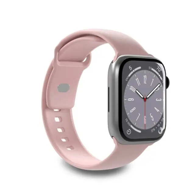 Puro Icon Silicone Strap Apple Watch 38/40/41mm 2pcs Pink