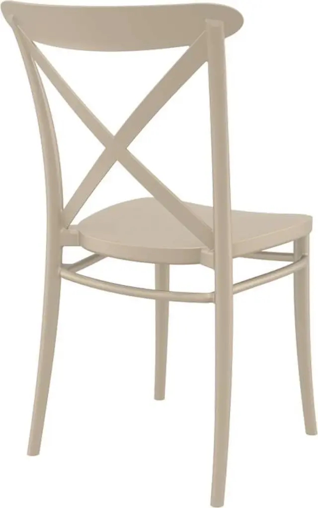 Καρέκλα Στοιβαζόμενη CROSS Dove Grey PP 51x51x87cm 2