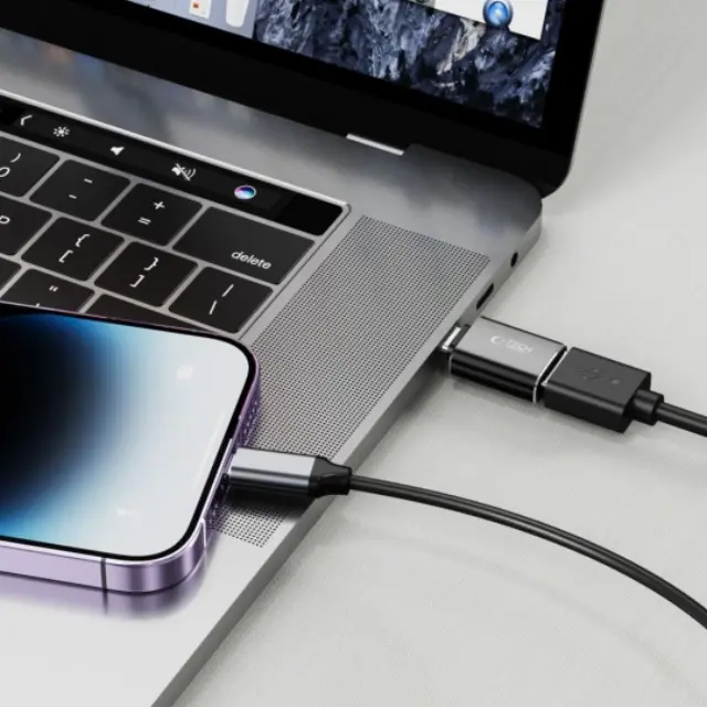 Tech-Protect UltraBoost USB-C to USB-A OTG Adapter Black 2